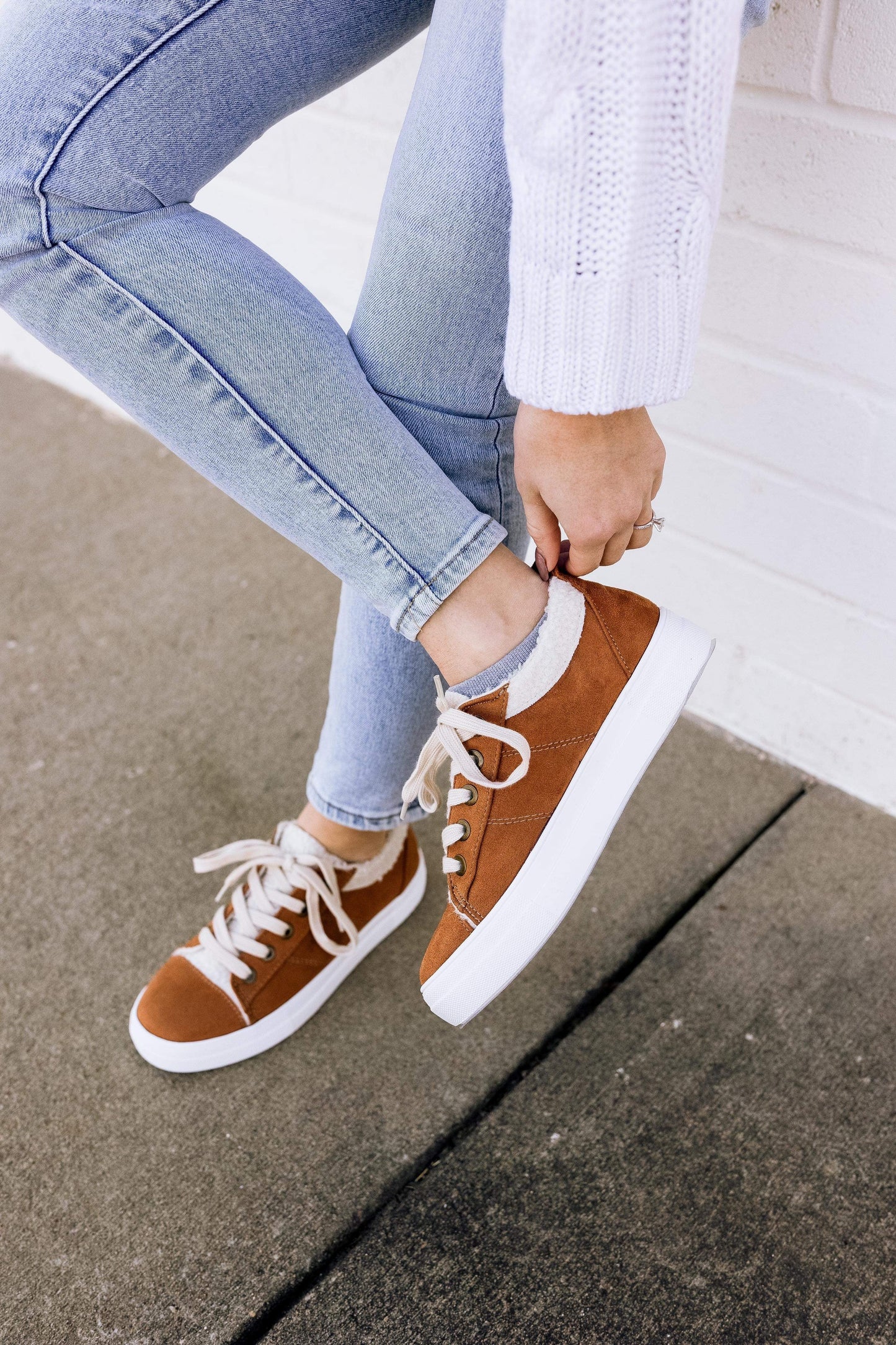 Heather Suede Sneaker