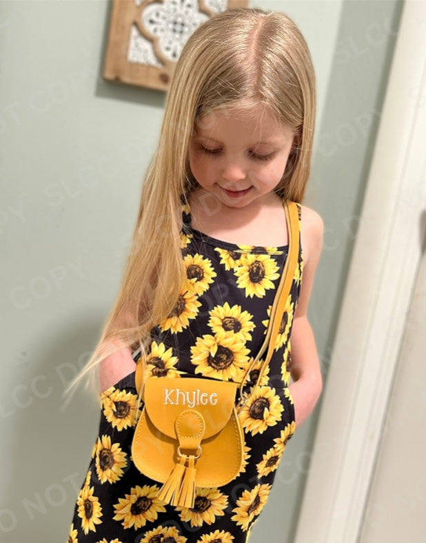 Personalized Embroidered Kids Purses