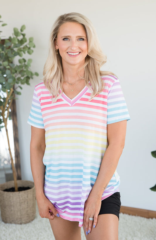 Sherbert Rainbow Top